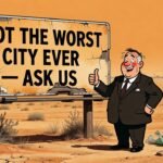 Editorial cartoon: Donna is not the worst city ever. If you don't believe us, ask us.