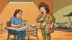 Editorial cartoon: Harlingen CISD Diabetes Plan Will Grade Parents on Tortilla Intake, Fideo Disclosure