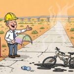 Editorial cartoon: Harlingen's New $5.9 Million Trail Features Shade Pods and Emergency Call Boxes for Mid-Wellness Extractions