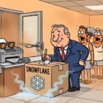 Editorial cartoon: SPI Post Office Treats Cold Air Like Certified Mail That Finally Arrives in August