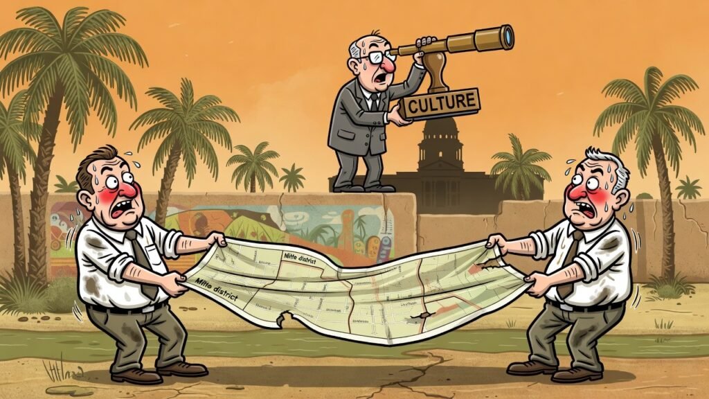 Editorial cartoon: Austin Certifies Brownsville Has Culture After City Stretches the Map for Six Years
