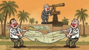 Editorial cartoon: Austin Certifies Brownsville Has Culture After City Stretches the Map for Six Years