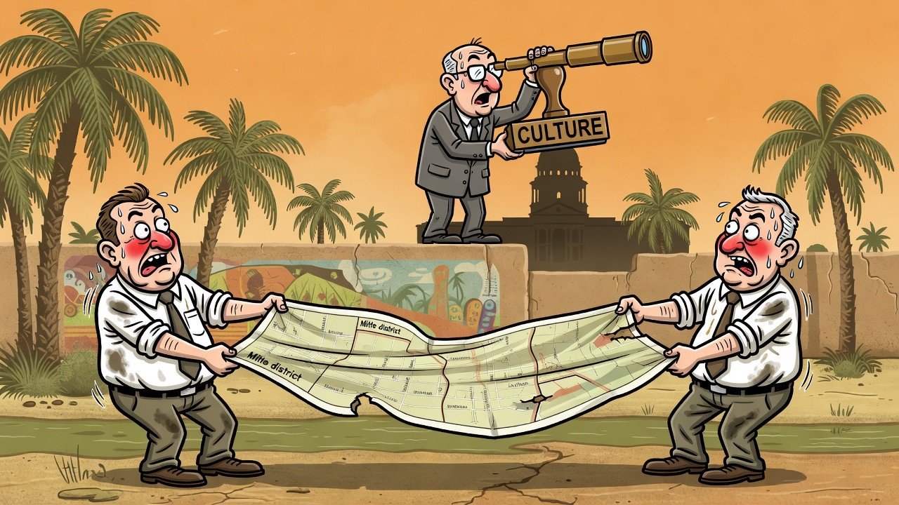 Editorial cartoon: Austin Certifies Brownsville Has Culture After City Stretches the Map for Six Years