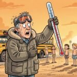 Editorial cartoon: Valley Schools Delay Classes So Children Never Learn 34 Degrees Exists