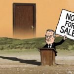 Editorial cartoon: Abbott Vows Boca Chica Park Will Not Be Sold at Meeting That Also Will Not Occur