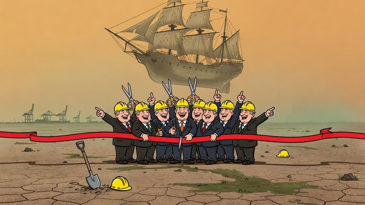 Editorial cartoon: Brownsville Celebrates 10,000 Jobs, Dozens of Which May Exist by 2028