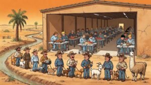 Editorial cartoon: Donna North High School Surgery Capacity Now Equals Every Licensed Vet Tech in the Valley