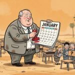 Editorial cartoon: Mission ISD Schedules January Meeting to Officially Confirm Students Already Left in 2023