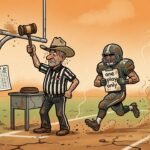 Editorial cartoon: UTRGV Discovers Overtime Exists, Immediately Cancels It After One Play
